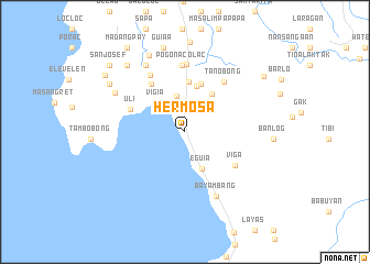 map of Hermosa