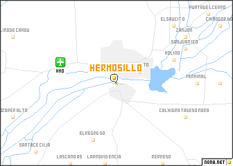 map of Hermosillo