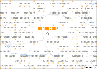 map of Hermsdorf