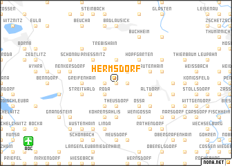 map of Hermsdorf