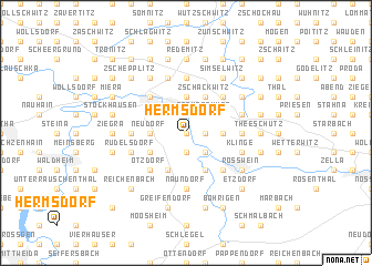 map of Hermsdorf