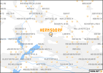 map of Hermsdorf