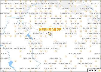 map of Hermsdorf