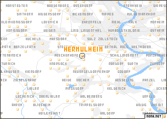 map of Hermülheim