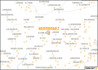 map of Hernandez