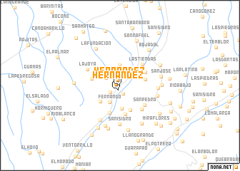 map of Hernandez