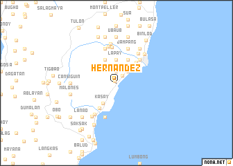 map of Hernandez