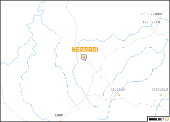map of Hernani