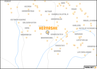 map of Hernāshk