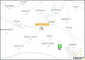 map of Herndon