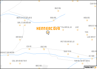 map of Herneacova