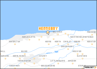 map of Herne Bay