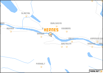 map of Hernes