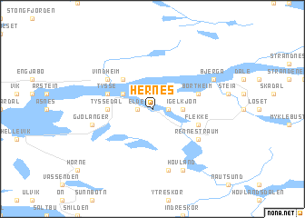 map of Hernes