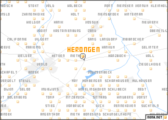 map of Herongen