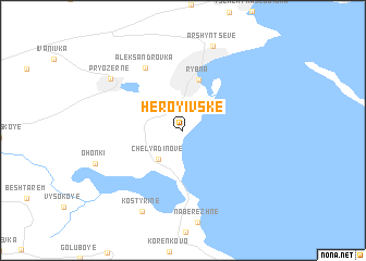 map of Heroyivsʼke