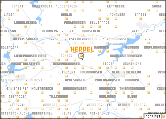 map of Herpel