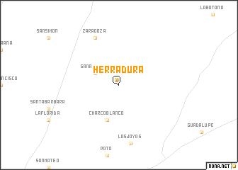 map of Herradura