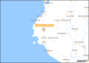 map of Herradura