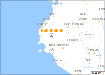 Herradura Costa Rica Map Herradura (Costa Rica) map   nona.net