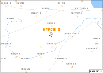 map of Herrala