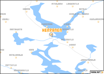 map of Herranen