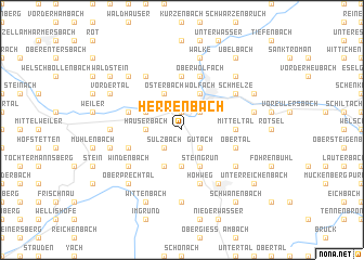 map of Herrenbach