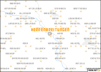 map of Herrenbreitungen