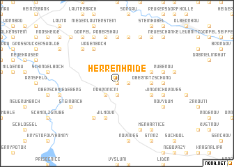 map of Herrenhaide