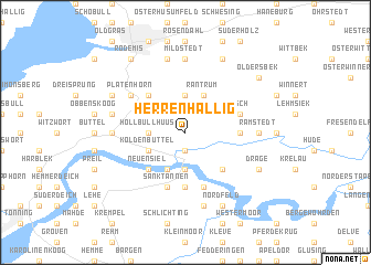 map of Herrenhallig