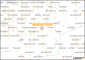 map of Herrentrup