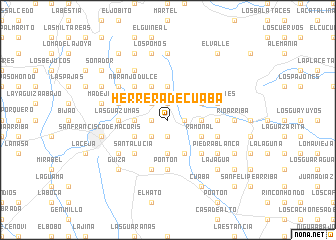 map of Herrera de Cuaba