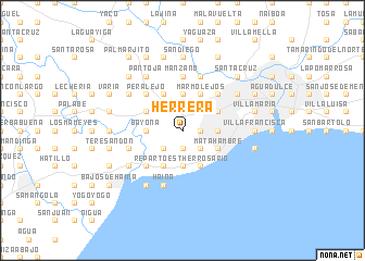 map of Herrera