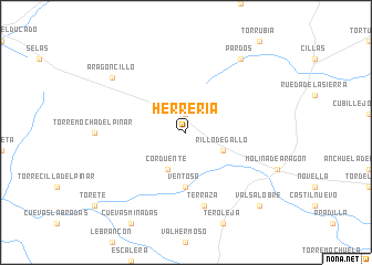 map of Herrería