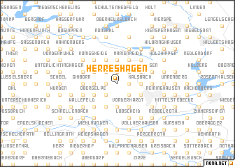 map of Herreshagen