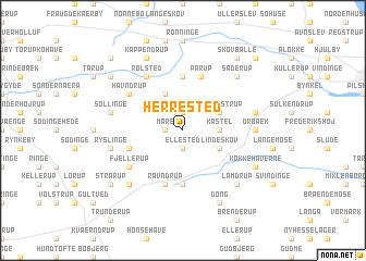 map of Herrested