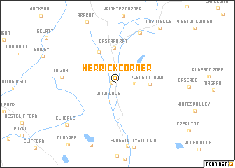 map of Herrick Corner