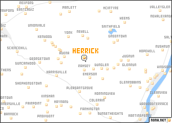 map of Herrick