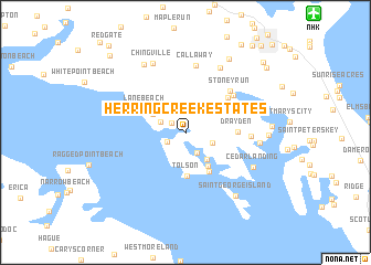 map of Herring Creek Estates