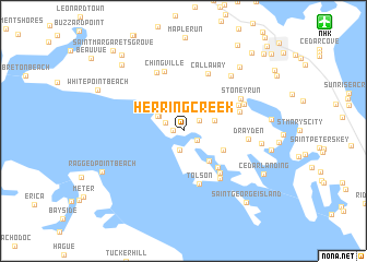 map of Herring Creek