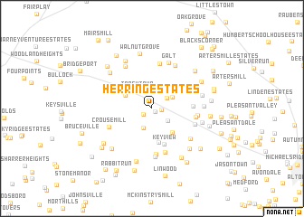 map of Herring Estates