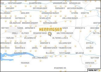 map of Herringsen