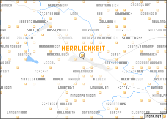map of Herrlichkeit