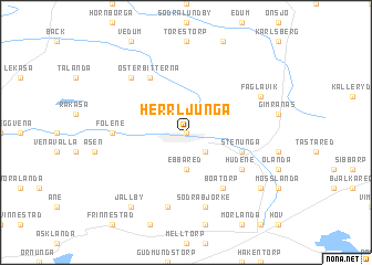 map of Herrljunga