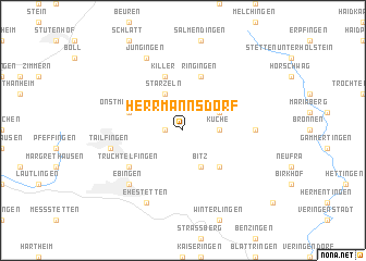 map of Herrmannsdorf