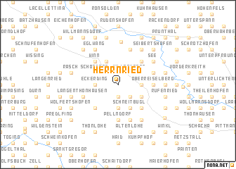 map of Herrnried