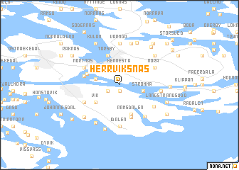 map of Herrviksnäs