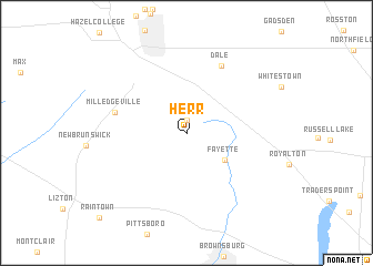 map of Herr