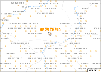 map of Herscheid