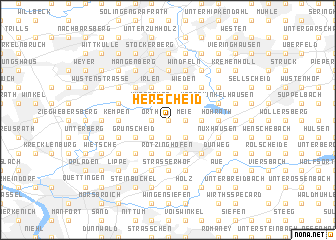 map of Herscheid